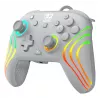 Controller da gaming RGB con filo Turtle Beach Afterglow Wave grigio – USB-C, cavo 3 m, per Nintendo Switch / Switch 2 / Switch OLED