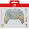 Controller da gaming RGB con filo Turtle Beach Afterglow Wave grigio – USB-C, cavo 3 m, per Nintendo Switch / Switch 2 / Switch OLED