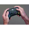 Controller da gaming RGB senza fili Turtle Beach Afterglow Wave nero per Nintendo Switch 2 — Bluetooth/USB-C, batteria ricaricabile integrata 20 h, cavo 3 m
