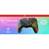 Controller da gaming RGB senza fili Turtle Beach Afterglow Wave nero per Nintendo Switch 2 — Bluetooth/USB-C, batteria ricaricabile integrata 20 h, cavo 3 m