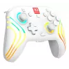 Controller da gaming RGB senza fili Turtle Beach Afterglow Wave bianco per Nintendo Switch 2, Bluetooth/USB-C, batteria ricaricabile integrata 20 h, cavo 3 m