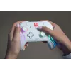 Controller da gaming RGB senza fili Turtle Beach Afterglow Wave bianco per Nintendo Switch 2, Bluetooth/USB-C, batteria ricaricabile integrata 20 h, cavo 3 m