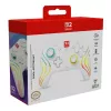 Controller da gaming RGB senza fili Turtle Beach Afterglow Wave bianco per Nintendo Switch 2, Bluetooth/USB-C, batteria ricaricabile integrata 20 h, cavo 3 m