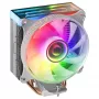Mars Gaming MCPU-VR White dissipatore CPU Dual Infinity Mirror ARGB 4 heatpipe HCT 180W TDP PWM ultra-silenzioso ventola 12 cm