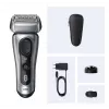 Rasoio elettrico BRAUN Series 8 8617S Wet&Dry SensoAdapt — rasoio a lamina, senza fili, ricaricabile