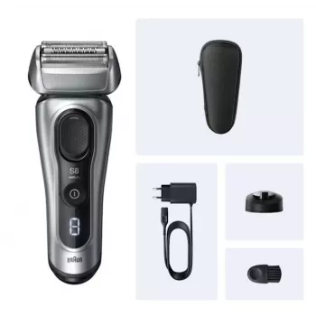 Rasoio elettrico BRAUN Series 8 8617S Wet&Dry SensoAdapt — rasoio a lamina, senza fili, ricaricabile