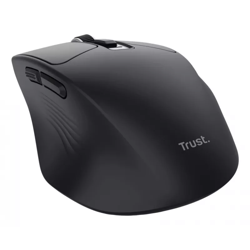 TRUST Niven mouse da ufficio senza fili per destrimani, RF + Bluetooth, 3200 DPI