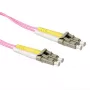 ACT cavo patch in fibra ottica duplex LSZH multimodale 50/125 OM4 con connettori LC da 0,25 m