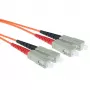 ACT cavo patch in fibra ottica duplex LSZH multimodale 62.5/125 OM1 con connettori SC da 1 metro