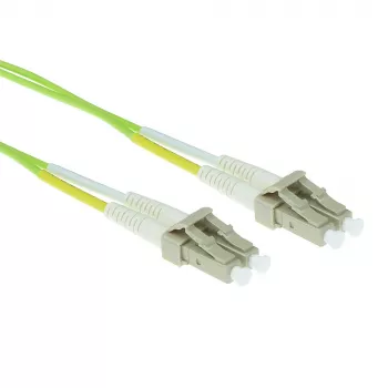 ACT cavo patch in fibra ottica duplex LSZH multimodale 50/125 OM5 con connettori LC da 0,5 metri