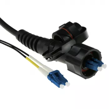 Cavo in fibra ottica ACT RL7330 30 m 2x LC 2x LC ODVA nero