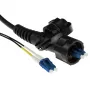 Cavo in fibra ottica ACT RL7330 30 m 2x LC 2x LC ODVA nero