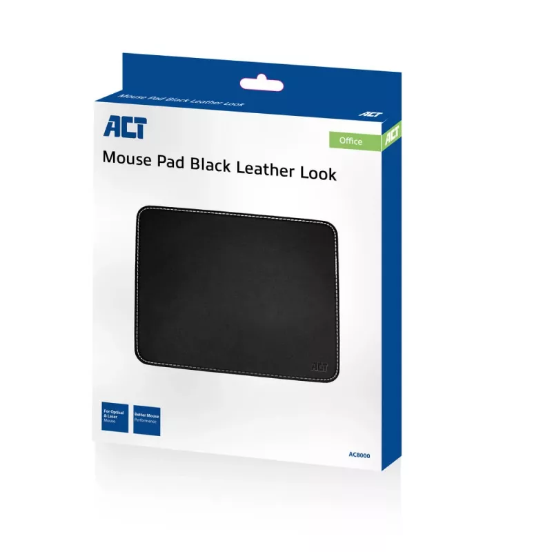 Tappetino per mouse ACT effetto pelle nera