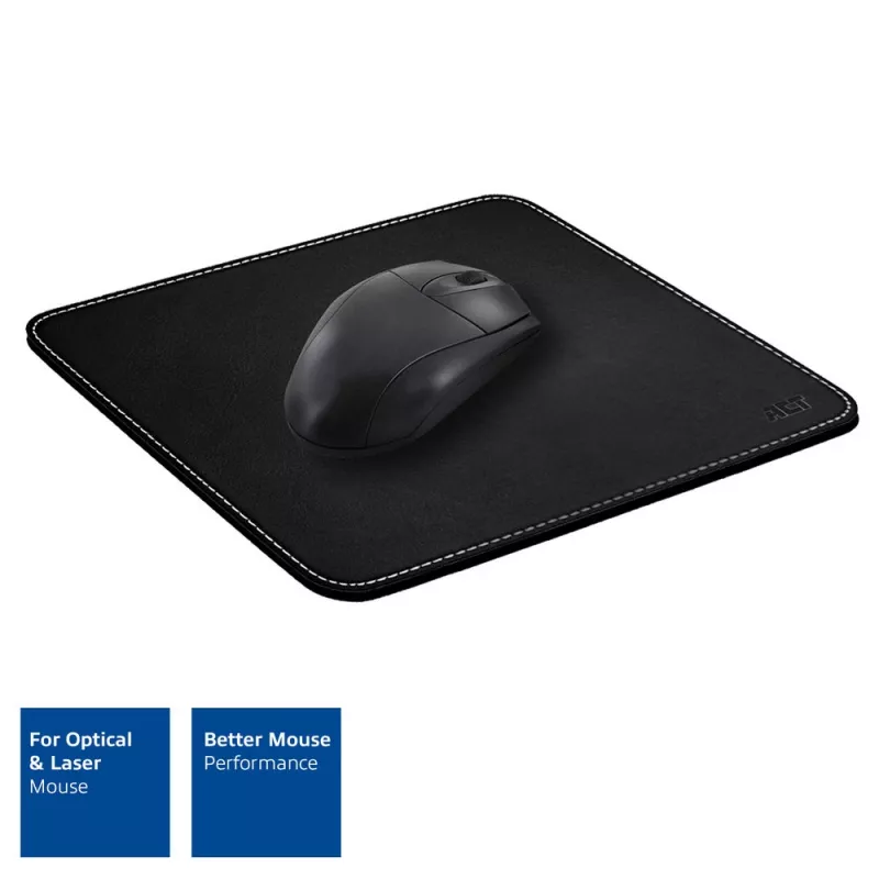 Tappetino per mouse ACT effetto pelle nera