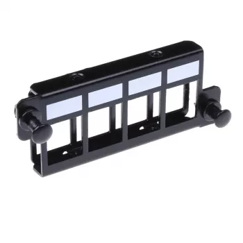 Adattatore ACT FA2057 per 4 x Keystone UTP nero