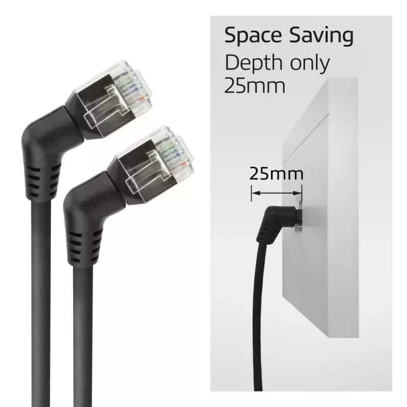 Cavo di rete ACT DD1902 Cat6 U/FTP (STP) 2 m RJ-45 su RJ-45 nero