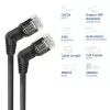 Cavo di rete ACT DD1903 Cat6 U/FTP (STP) nero, 3 m, RJ-45 su RJ-45, contatti dorati