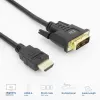Adattatore per cavo video ACT AK3736 3 m HDMI tipo A (standard) DVI-D nero