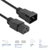 Cavo di alimentazione ACT C20–C21 IEC60320 nero 2 m, 250 V 16 A