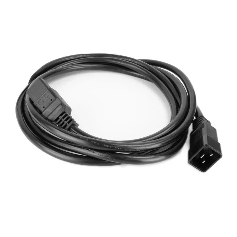 Cavo di alimentazione ACT C20–C21 IEC60320 nero 2 m, 250 V 16 A