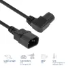 Cavo di alimentazione ACT C14 - C15 (angolare sinistra) IEC60320 nero 1,2 m