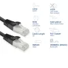 Cavo di rete ACT FB8102 Cat8 U/FTP (STP) nero 2 m con connettori RJ-45