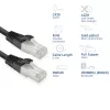 Cavo di rete ACT FB8125 nero 0,25 m Cat8 U/FTP (STP)