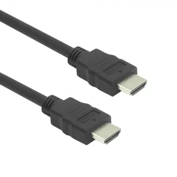 Cavo HDMI ACT AK3870 0,5 m – connettore HDMI tipo A su connettore HDMI tipo A, HDMI 2.0, 18 Gbit/s, ARC, contatti dorati, nero