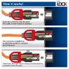 Cavo di alimentazione ACT C14 IEC Lock+ Dual Locking - C15 IEC Lock+ nero 2 m, PC3872