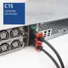 Cavo di alimentazione ACT C14 IEC Lock+ Dual Locking - C15 IEC Lock+ nero 2 m, PC3872