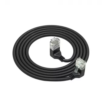 Cavo patch di rete ACT Cat6a U/UTP DD7902, RJ-45 su RJ-45, 2 m, nero