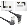 Cavo patch di rete ACT Cat6a U/UTP DD7902, RJ-45 su RJ-45, 2 m, nero