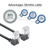 Cavo di rete ACT DA6901 Cat6a U/FTP (STP) 1 m RJ-45 a RJ-45 nero