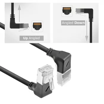 ACT Cat6a U/FTP (STP) cavo di rete DA7902 — 2 m, RJ-45 a RJ-45, nero