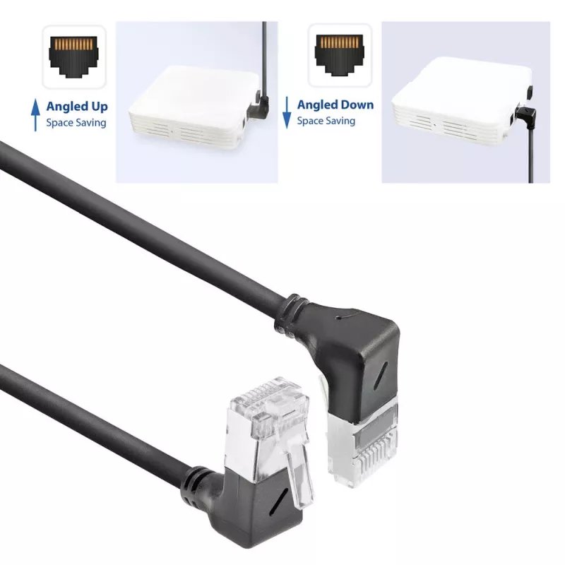 ACT Cat6a U/FTP (STP) cavo di rete DA7905, 5 m, RJ-45 a RJ-45, nero