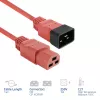 Cavo di alimentazione ACT C20–C21 IEC60320 rosso 1,5 m, 250 V 16 A