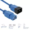 Cavo di alimentazione ACT C20–C21 IEC60320 blu 2 m, 16 A, 250 V