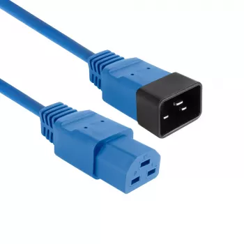 Cavo di alimentazione ACT C20–C21 IEC60320 blu 16A 250V 2,5 m