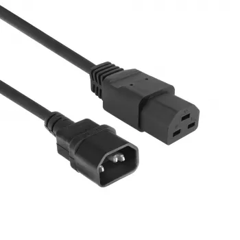 Cavo di alimentazione ACT C14 a C21 IEC60320 nero 3 m, 250 V 10 A