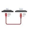 Cavo di alimentazione ACT C14 a C21 IEC60320 rosso 3 m, 250 V 10 A