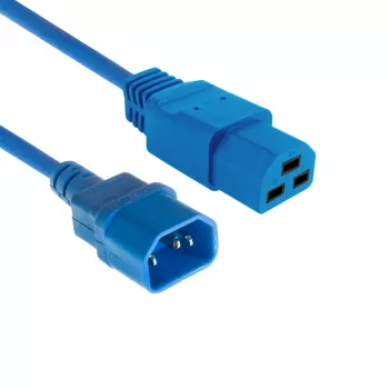 Cavo di alimentazione ACT C14 a C21 IEC60320 blu 1,5 m, 250 V 10 A