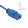 ACT cavo di alimentazione C14 a C21 IEC60320 blu 2 m, 250 V 10 A