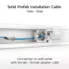 ACT blu 80 metri cavo di installazione S/FTP CAT6A B2ca PoE++ 100W solido preassemblato, connettore RJ45 – connettore maschio