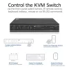 KVM switch ACT 2 porte USB-C/HDMI 4K@60Hz AC7922 con tastiera/mouse USB, video HDMI, 100W PD