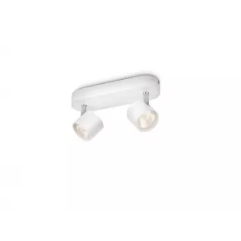 Faretto da soffitto/parete Philips Dimmable LED Star 2x 11,5W, bianco caldo, 2700K, 10000 lm, IP20