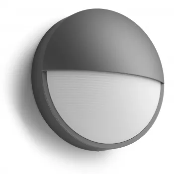 Applique da esterno Philips myGarden Capricorn 5,5 W LED, antracite, corpo in alluminio, lampadina fissa, 214×78×214 mm