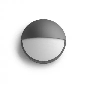 Applique da esterno Philips myGarden Capricorn 5,5 W LED, antracite, corpo in alluminio, lampadina fissa, 214×78×214 mm
