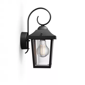 Applique da esterno Philips myGarden Buzzard 60 W E27 nero alluminio (senza lampadina)