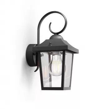 Applique da esterno Philips myGarden Buzzard 60 W E27 nero alluminio (senza lampadina)
