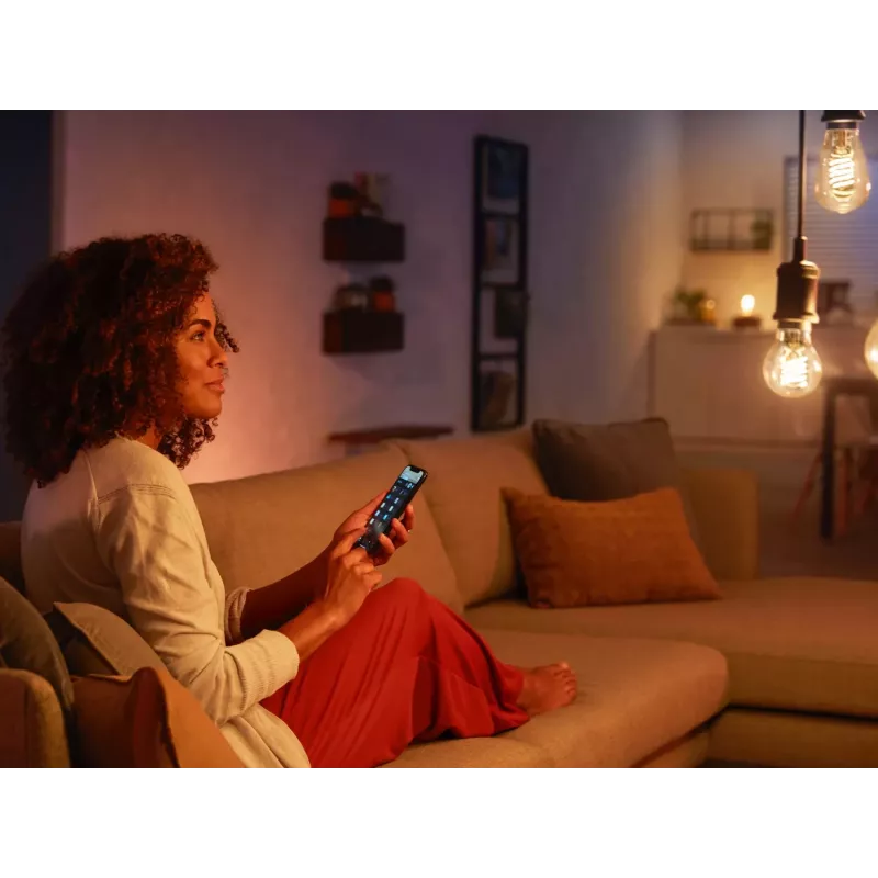 Lampadina intelligente Philips confezione da 1 ST72 E27 filamento Edison Bluetooth Zigbee